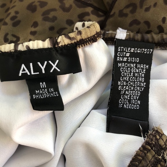 ALYX cheetah print flowy halter top size medium - Picture 7 of 8